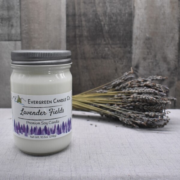 Lavender Fields Candle - Label